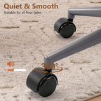 Office Chair Adjustable Armless Desk Chairwith Wheels All