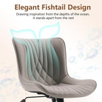 Office Chair Adjustable Armless Desk Chairwith Wheels All