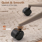 Office Chair Adjustable Ergonomic Desk Armless PU Leather