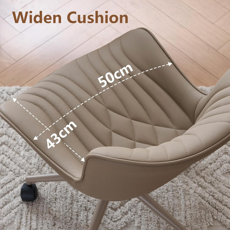 Office Chair Adjustable Armless Desk Chairwith Wheels All