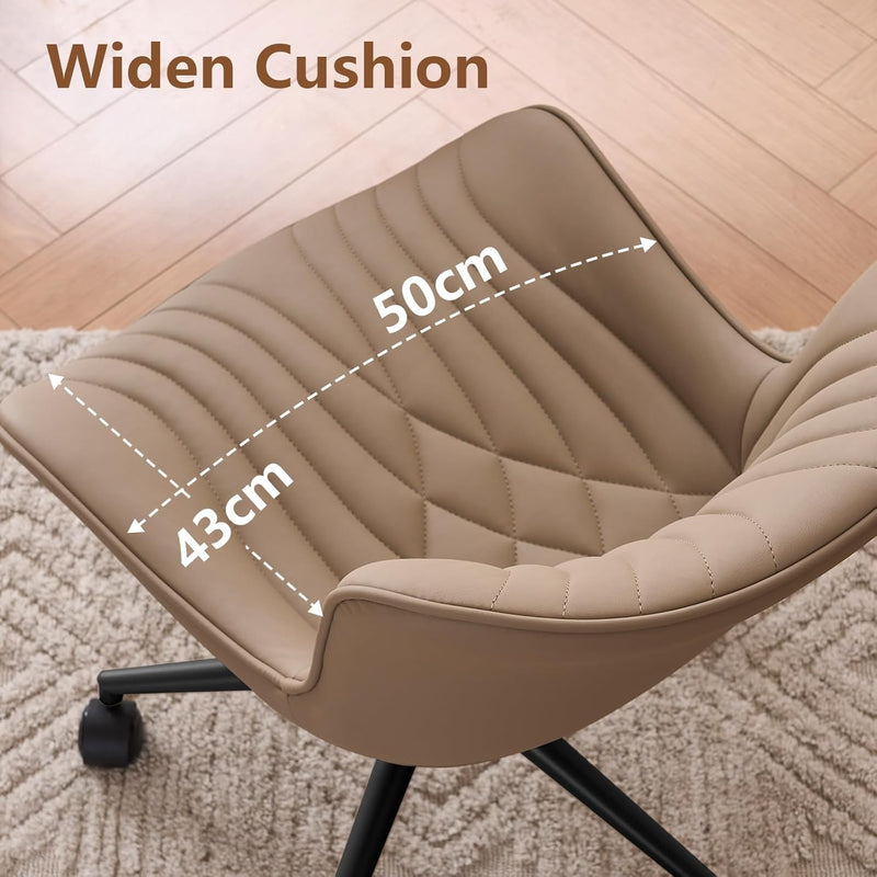 Office Chair Adjustable Armless Desk Chairwith Wheels All