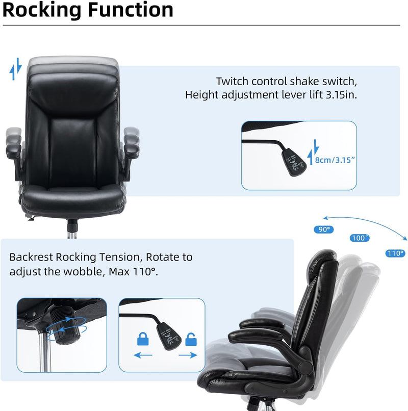 Office Chair Ergonomic Computer Desk Swivel Work