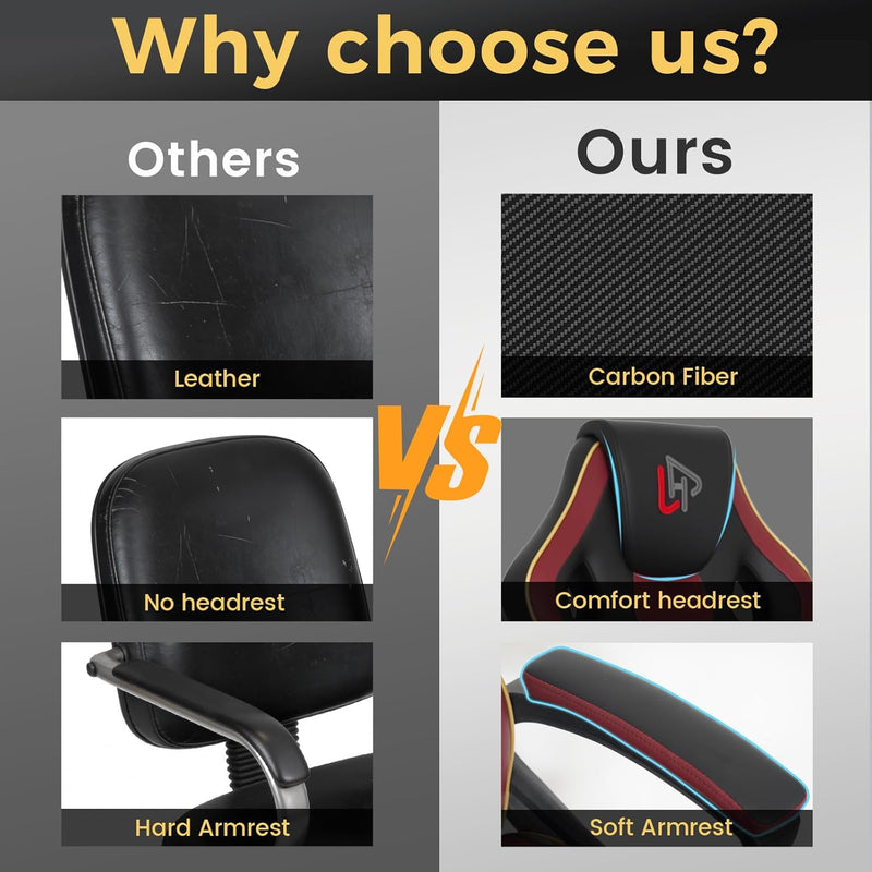 Office Chair Ergonomic Computer for Home Height-Adjustable PC