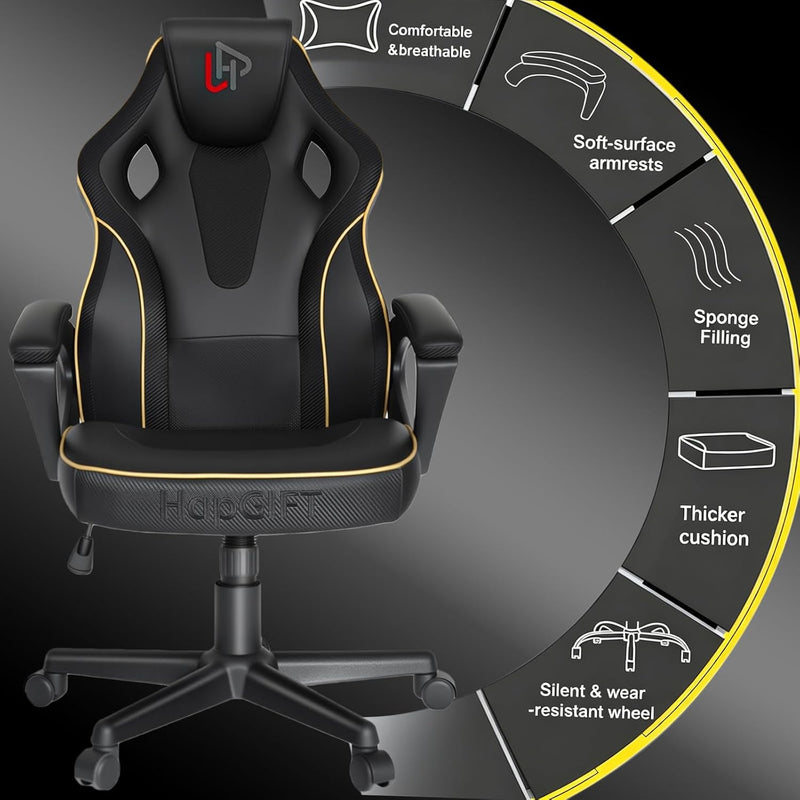 Office Chair Ergonomic Computer for Home Height-Adjustable PC