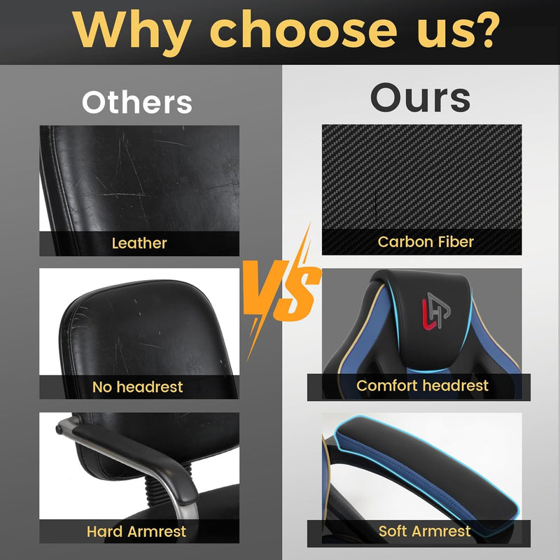 Office Chair Ergonomic Computer for Home Height-Adjustable PC