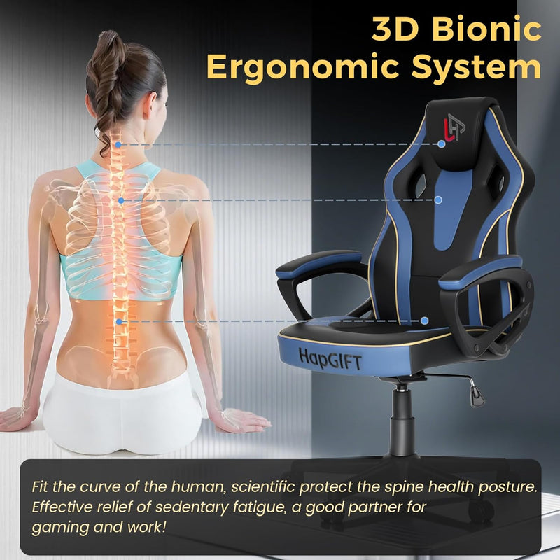 Office Chair Ergonomic Computer for Home Height-Adjustable PC