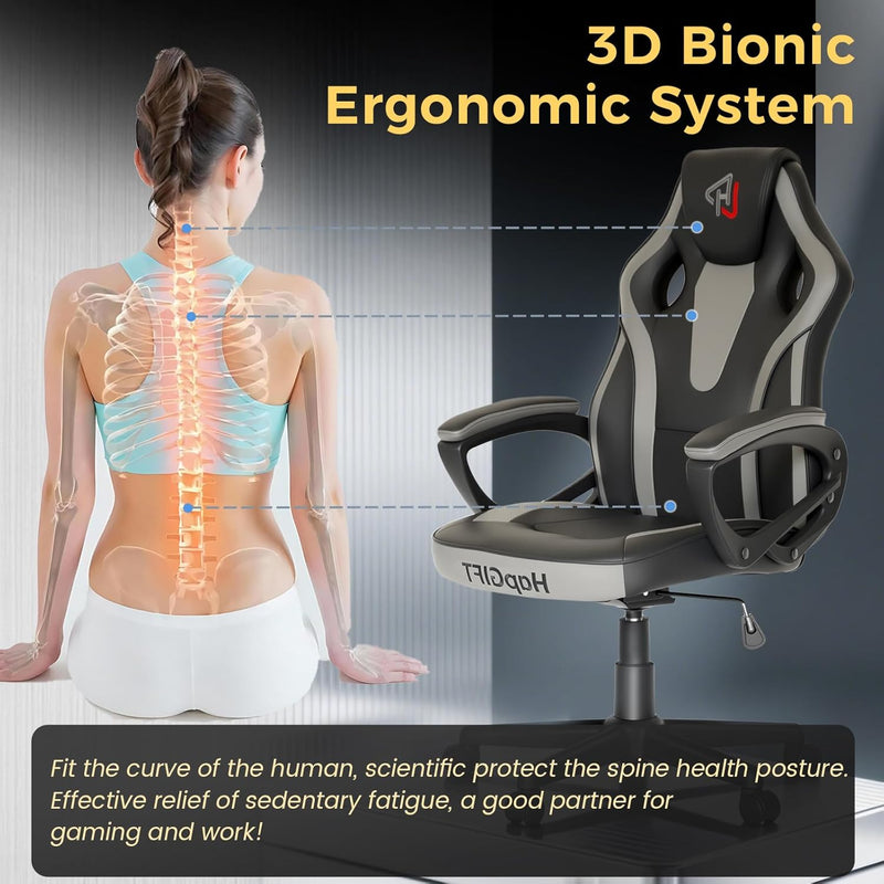 Office Chair Ergonomic Computer for Home Height-Adjustable PC