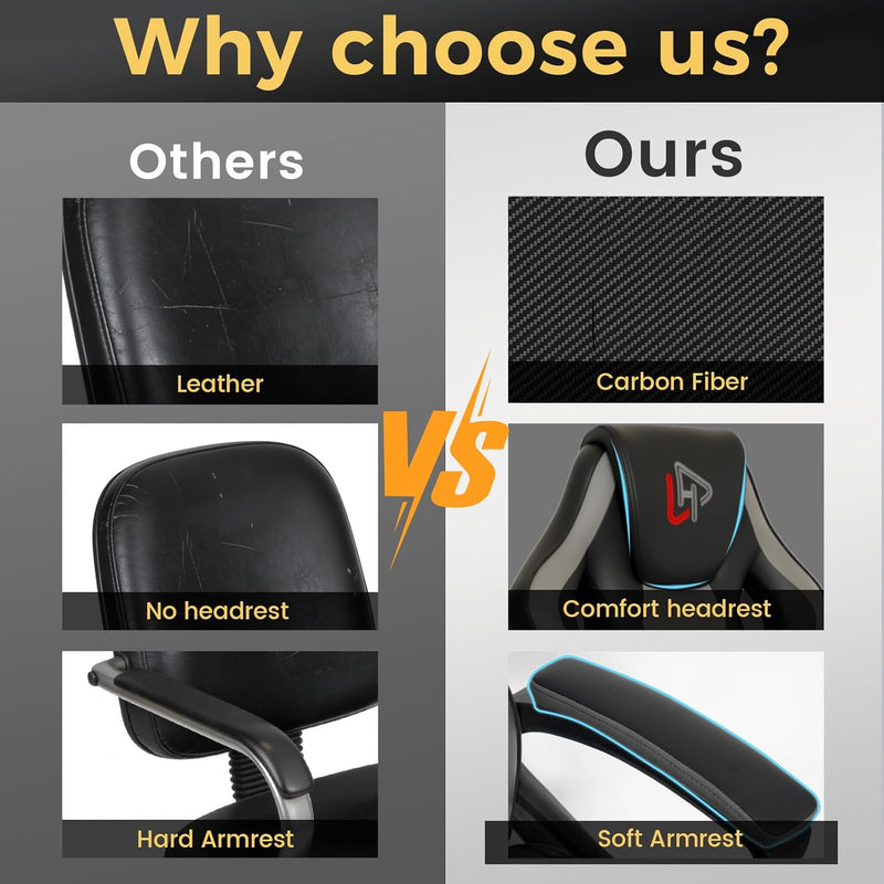 Office Chair Ergonomic Computer for Home Height-Adjustable PC