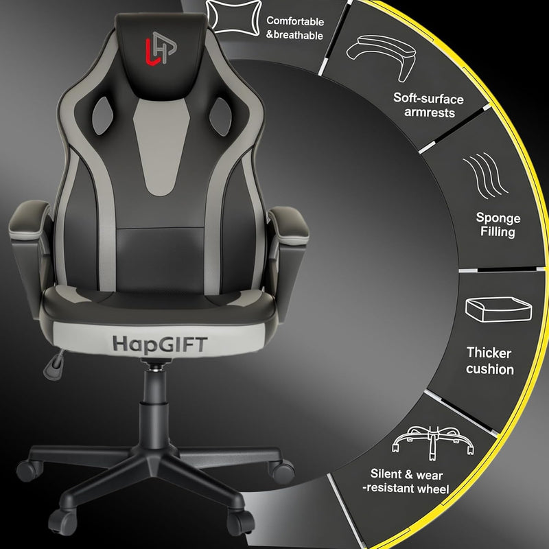 Office Chair Ergonomic Computer for Home Height-Adjustable PC