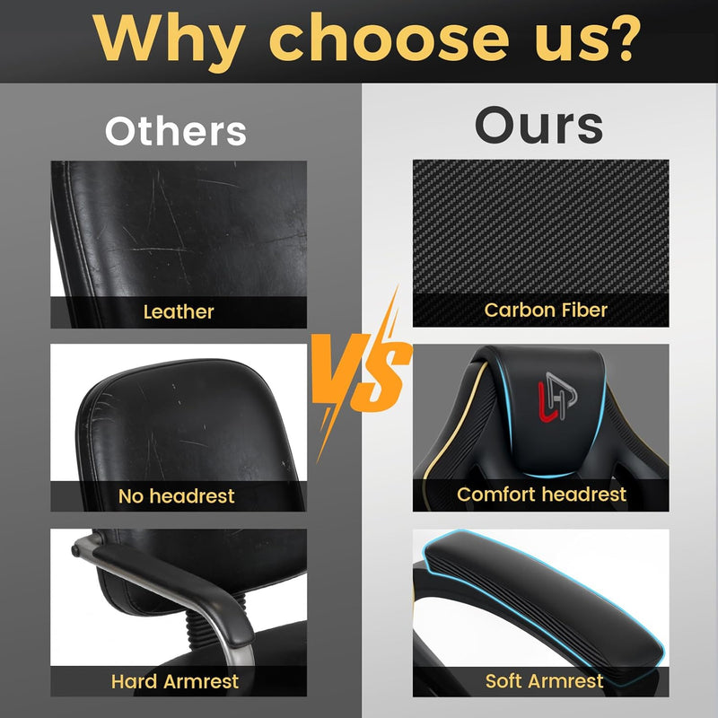 Office Chair Ergonomic Computer for Home Height-Adjustable PC