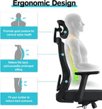 Office Chair Ergonomic Desk Chairs with Adjustable Lumbar