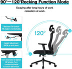 Office Chair Ergonomic Desk Chairs with Adjustable Lumbar