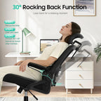Office Chair Ergonomic Desk -Dual Backrest Design