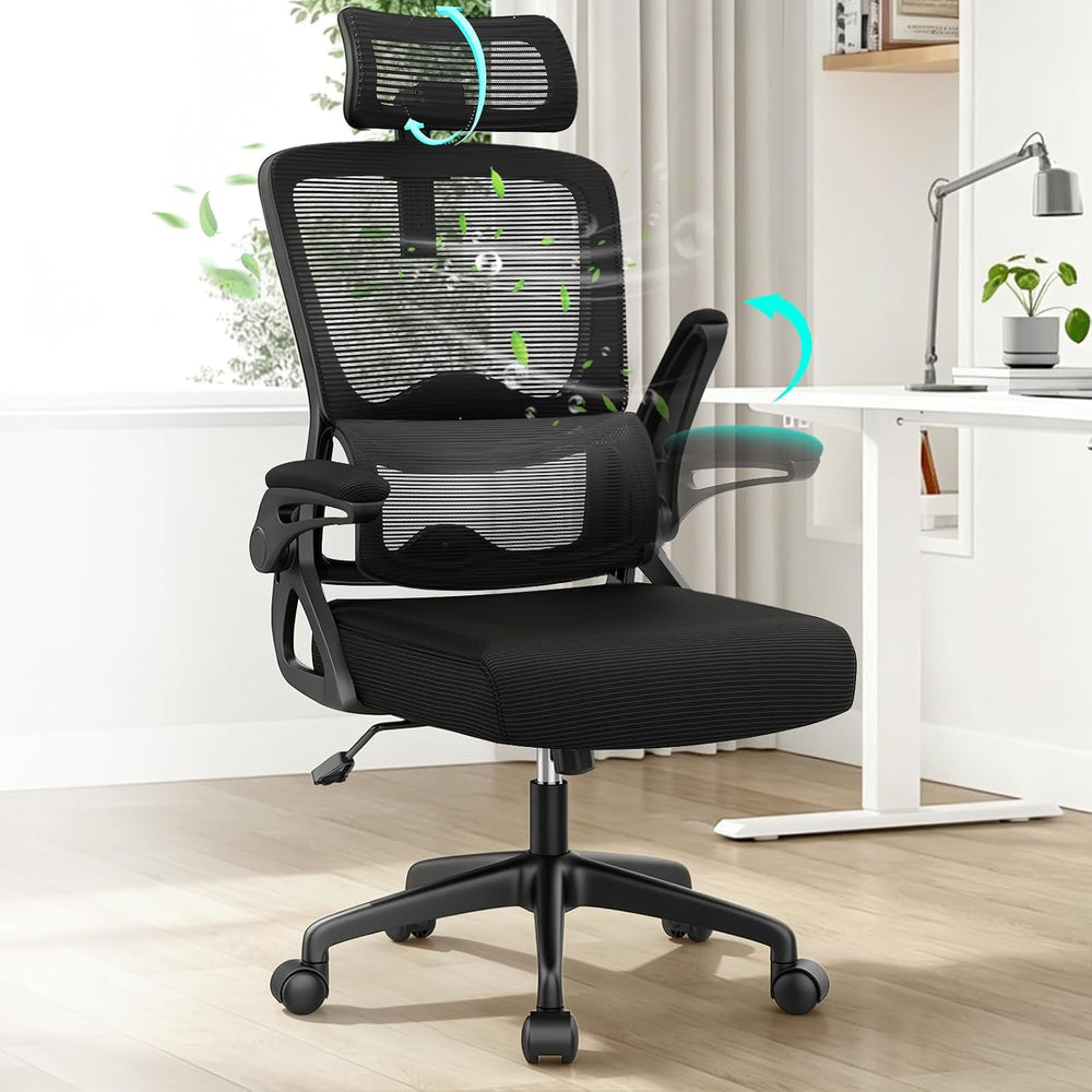 Office Chair Ergonomic Desk -Dual Backrest Design