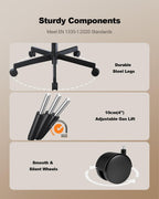 Ergonomic Office Chair High Back Mesh Desk PU