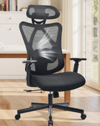 Ergonomic Office Chair High Back Mesh Desk PU