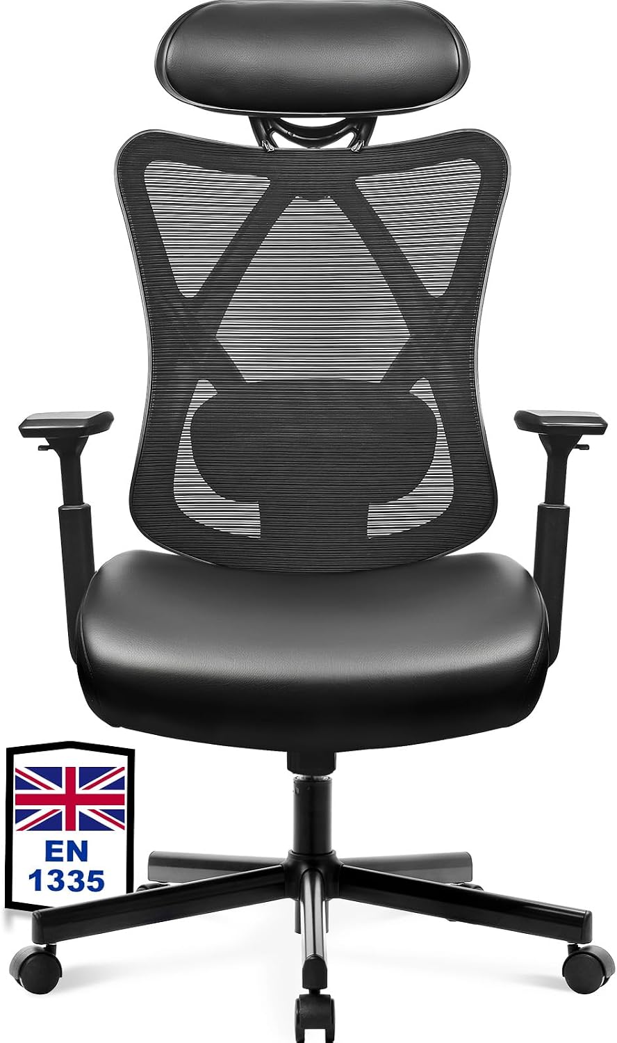 Ergonomic Office Chair High Back Mesh Desk PU