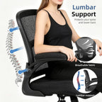 Office Chair Ergonomic Desk Home Mesh Lumbar Support