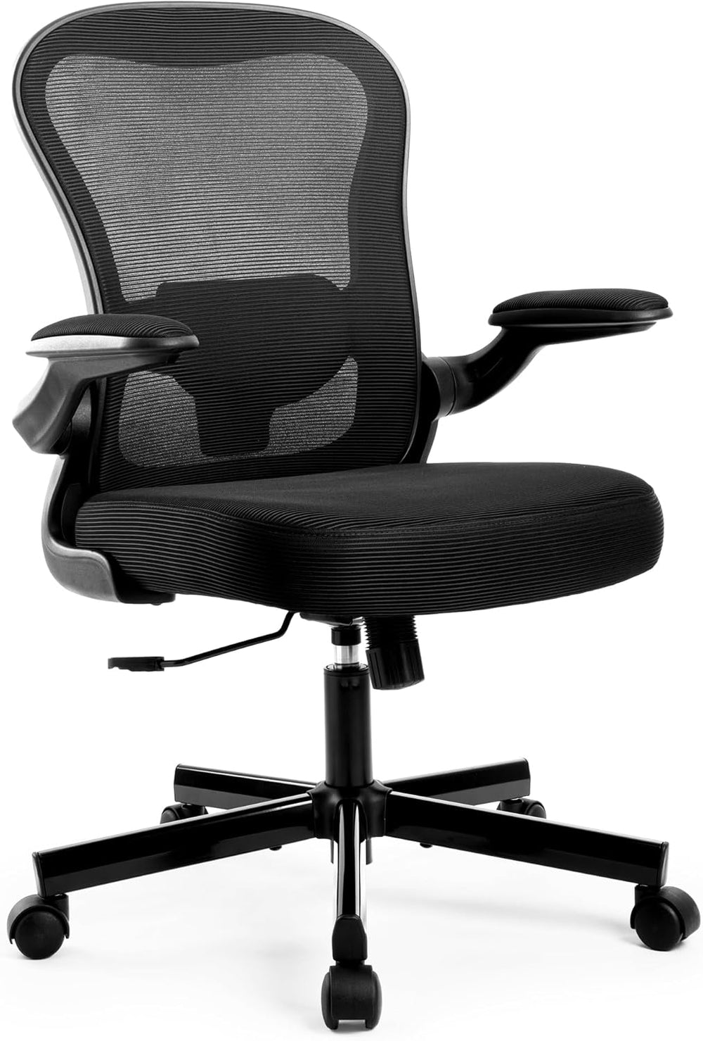Office Chair Ergonomic Desk with Flip-Up Armrest