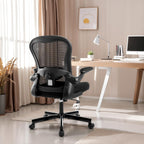 Office Chair Ergonomic Desk with Flip-Up Armrest
