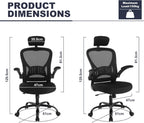 Office Chair Ergonomic Mesh Adjustable Desk