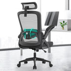 Office Chair Ergonomic with Lumbar Support Adjustable Armrests