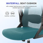 Office Chair Ergonomic with Lumbar Support Adjustable Armrests