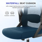 Office Chair Ergonomic with Lumbar Support Adjustable Armrests