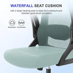 Office Chair Ergonomic with Lumbar Support Adjustable Armrests