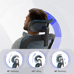 Office Chair Ergonomic with Lumbar Support Adjustable Armrests