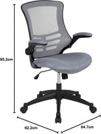 Office Chair Ergonomic with Mesh Back Support Contoured