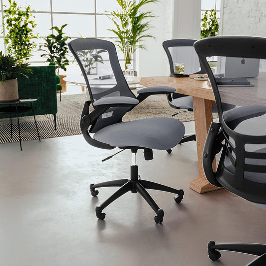 Office Chair Ergonomic with Mesh Back Support Contoured
