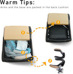 Office Chair Fabric Desk with Flip-Up Armrest