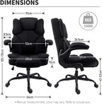 Office Chair Fabric Desk with Flip-Up Armrest