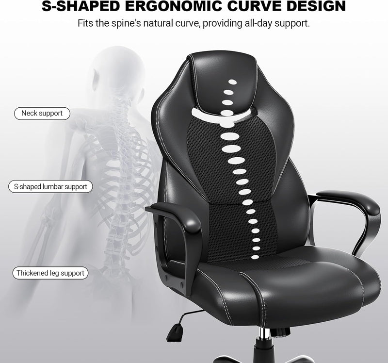 Office Chair for Home Ergonomic Computer Executive Swivel