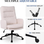 Office Chair for Home Teddy Fleece Desk