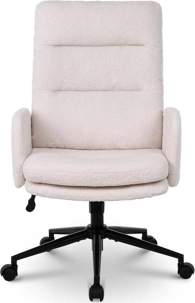 Office Chair for Home Teddy Fleece Desk