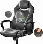 Office Chair PU Leather Ergonomic Computer Desk