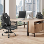 Office Chair PU Leather Ergonomic Computer Desk