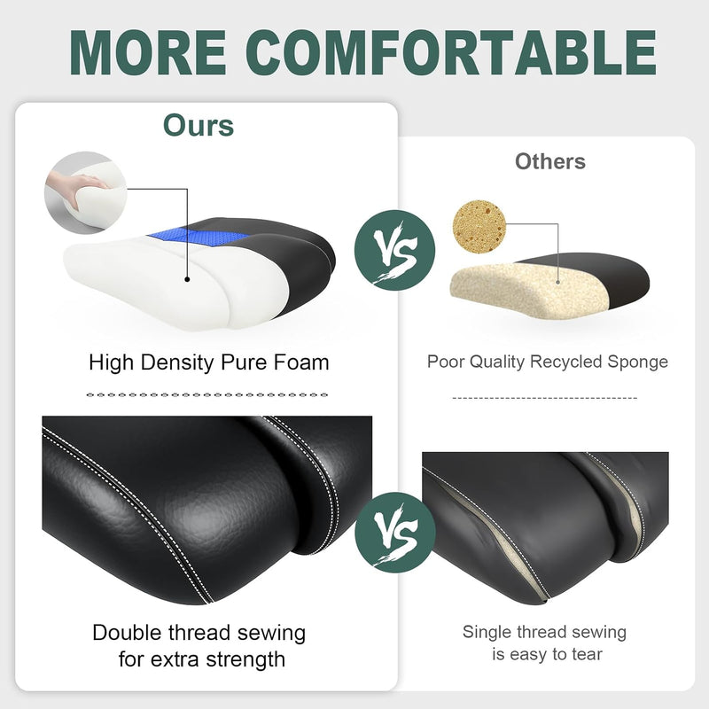Office Chair PU Leather Ergonomic Computer Desk