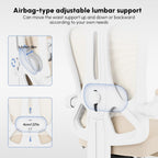 Office Chair with Footrest Headrest Ergonomic Computer