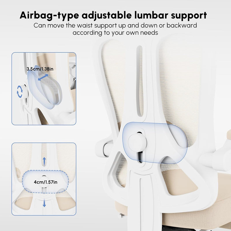 Office Chair with Footrest Headrest Ergonomic Computer