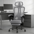 Office Chair with Footrest Headrest Ergonomic Computer