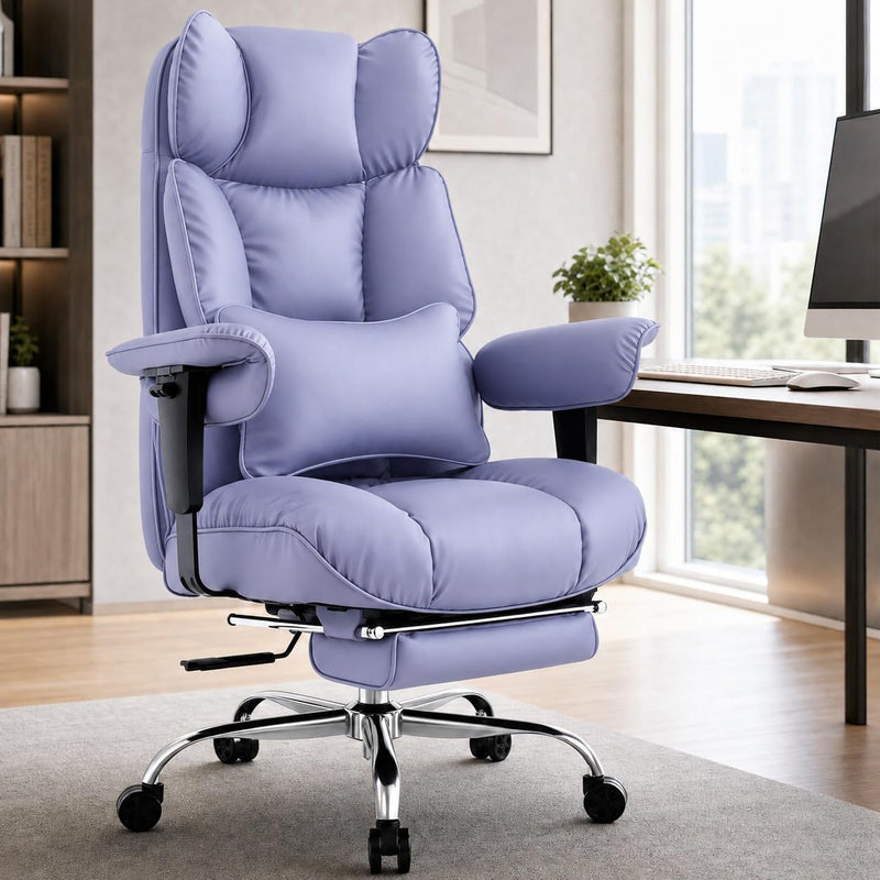 Office Chair with Footrest High Back Executive Desk