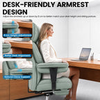 Office Chair with Footrest High Back Executive Desk