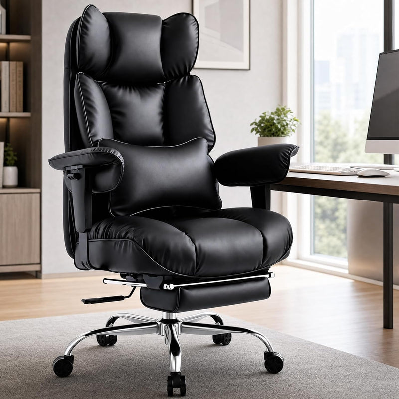 Office Chair with Footrest High Back Executive Desk