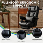 Office Chair with Footrest High Back Executive Desk
