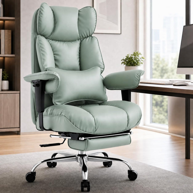 Office Chair with Footrest High Back Executive Desk