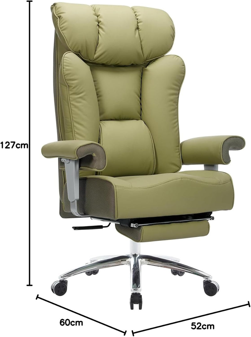 Office Chair with Footrest High Back Executive Desk
