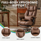 Office Chair with Footrest High Back Executive Desk